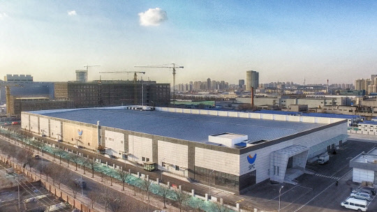 SPC그룹의 파리바게뜨가 중국 텐진 공장을 준공했다. 사진은 중국 텐진에 있는 파리바게뜨 생산공장 전경. <SPC그룹 제공>